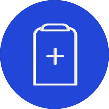 Tıbbi ikonun vektör yanılsaması, tıp konsepti 