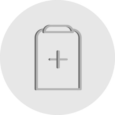 Tıbbi ikonun vektör yanılsaması, tıp konsepti 