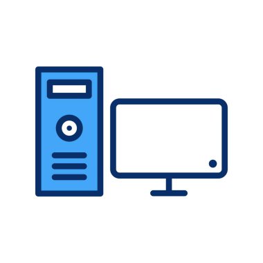 bilgisayar simgesi vektör illüstrasyonu