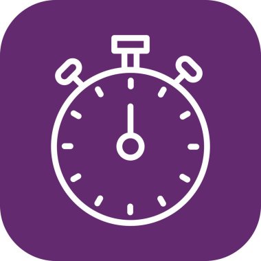 saat düz vektör simgesi