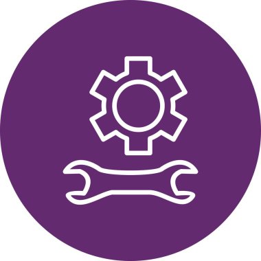 Seo simgesinin vektör illüstrasyonu, pazarlama kavramı 