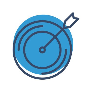 Seo simgesinin vektör illüstrasyonu, pazarlama kavramı 