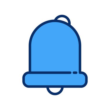 Çan simgesi, basit vektör illüstrasyonu