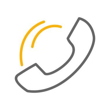  telefon simgesi, basit vektör illüstrasyonu