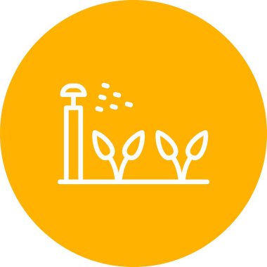 Bahçe işlerinin vektör illüstrasyonu, bahçe aletleri kavramı