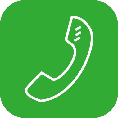  çağrı simgesi, basit vektör illüstrasyonu