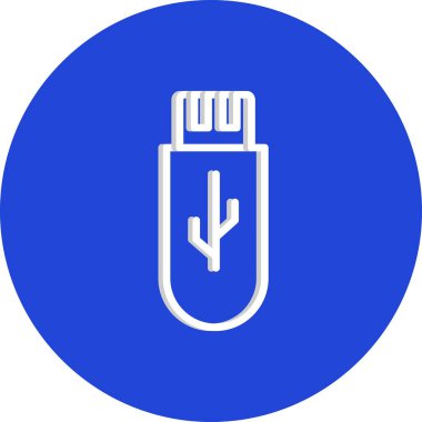 vektör usb web simgesi, illüstrasyon
