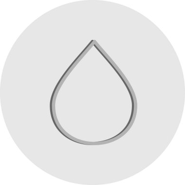 Su damlasının vektör çizimi