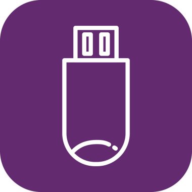 usb dolgu vektör simgesi