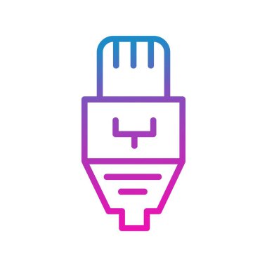 Bilgisayar donanımının vektör illüstrasyonu, dijital kavram