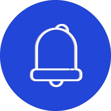 Çan simgesi, basit vektör illüstrasyonu