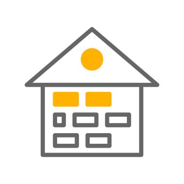 Beyaz arka planda izole edilmiş siyah renkli ev simgesi. ev sembolü çizimi.