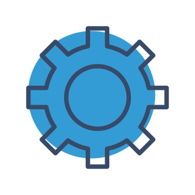 Simge ayarlanıyor, basit vektör illüstrasyonu