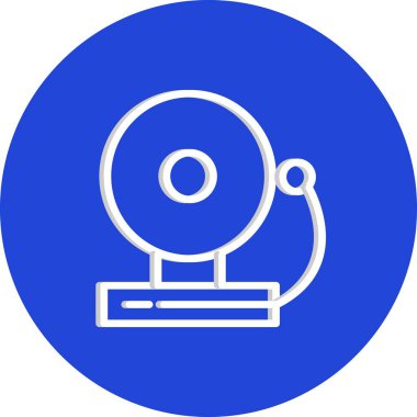 Çan simgesi, basit vektör illüstrasyonu