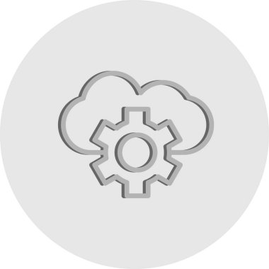 Simge ayarlanıyor, basit vektör illüstrasyonu