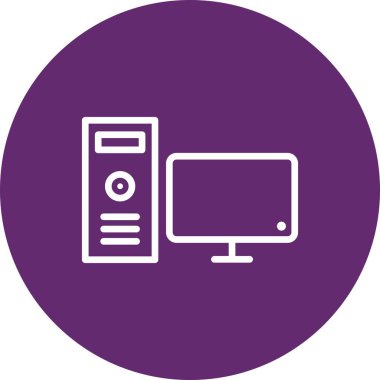 bilgisayar simgesi, vektör illüstrasyonu