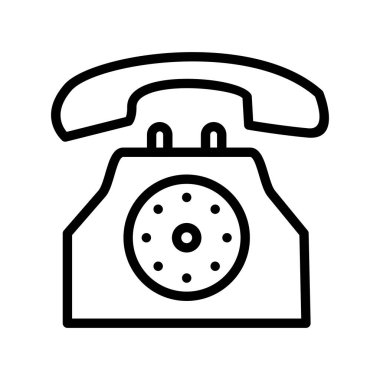 telefon alıcısı vektör simgesi