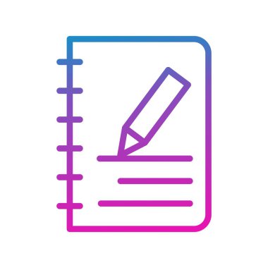 vektör Belgesi simgesi, basit vektör illüstrasyonu