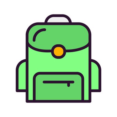 Eğitim ikonunun vektör illüstrasyonu, okul kavramı 