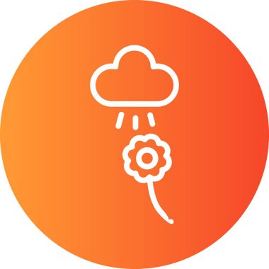 Bahçe işlerinin vektör illüstrasyonu, bahçe aletleri kavramı