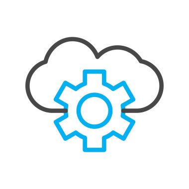 Simge ayarlanıyor, basit vektör illüstrasyonu