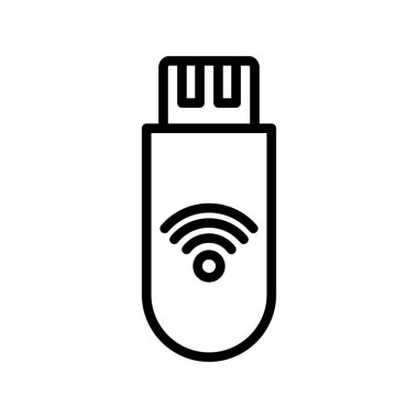 vektör usb simgesi, basit vektör illüstrasyonu