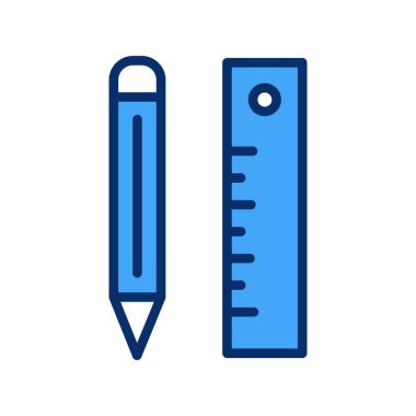 Eğitim ikonunun vektör illüstrasyonu, okul kavramı 