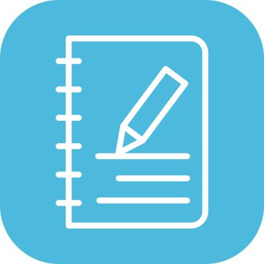 vektör Belgesi simgesi, basit vektör illüstrasyonu