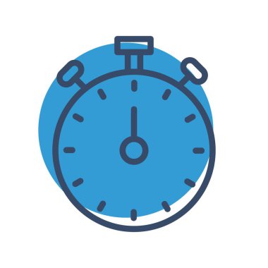 vektör Stopwatch simgesi, illüstrasyon