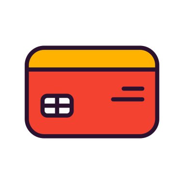 vektör kredi kartı ico