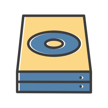 vektör disk simgesi, illüstrasyon