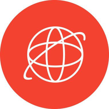 vektör dünyası simgesi, illüstrasyon