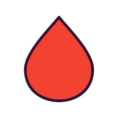 kan damlası ikonu vektör illüstrasyon grafik tasarımı