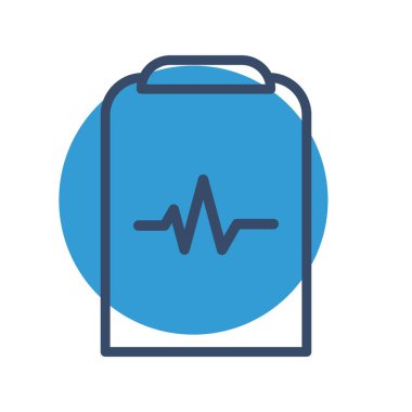 Tıbbi ikonun vektör yanılsaması, tıp konsepti 