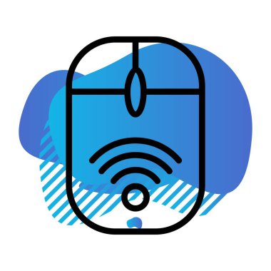 Bilgisayar donanımının vektör illüstrasyonu, dijital kavram