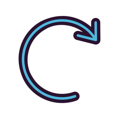 ok simgesi vektör illüstrasyonu