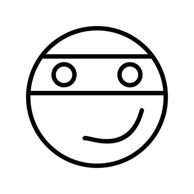 gülen yüz simgesi, vektör illüstrasyonu