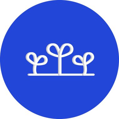 vektör bitki simgesi, illüstrasyon