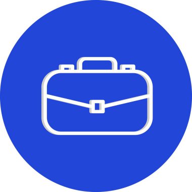  evrak çantası simgesi, basit vektör illüstrasyonu