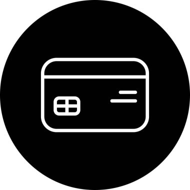 vektör kredi kartı ico