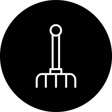 Bahçe işlerinin vektör illüstrasyonu, bahçe aletleri kavramı