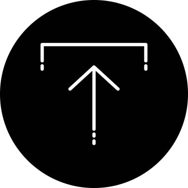 gönderme simgesi, basit vektör illüstrasyonu