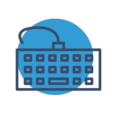 Bilgisayar donanımının vektör illüstrasyonu, dijital kavram