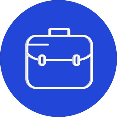  evrak çantası simgesi, basit vektör illüstrasyonu