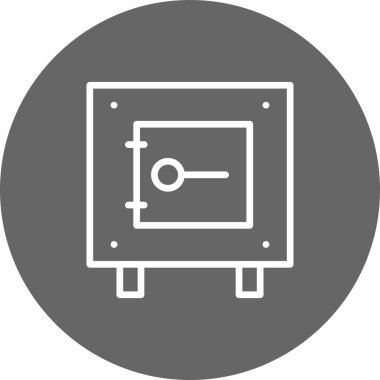 Vektör Kilit simgesi, illüstrasyon