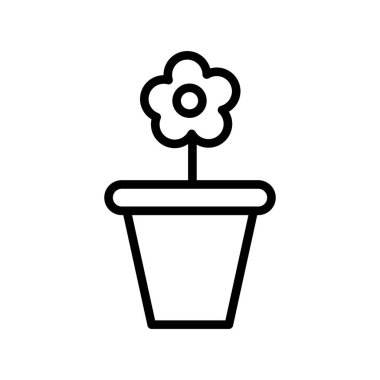 Bahçe işlerinin vektör illüstrasyonu, bahçe aletleri kavramı