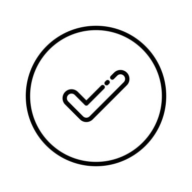 işaret simgesini işaretle, vektör illüstrasyonu