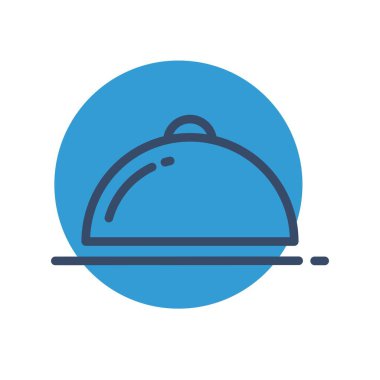 Gıda simgesinin vektör illüstrasyonu