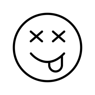 gülen yüz simgesi, vektör illüstrasyonu