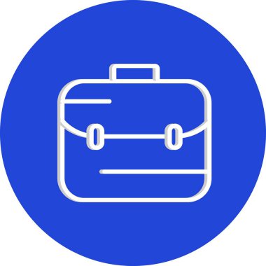  evrak çantası simgesi, basit vektör illüstrasyonu